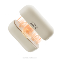 Chauffe-mains magnétique 2 en 1, ABS ignifuge, 3000 mAh rechargeable, 3 températures, type C, chauffe-mains portable de poche, camping, extérieur, hiver, cadeau