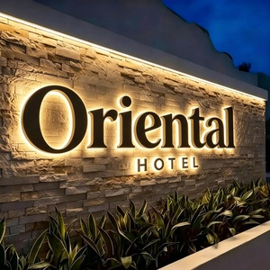 Insegna Pubblicitaria Personalizzata con Logo 3D LED Illuminato, Lettere Luminose Elettroniche per Interni ed Esterni per Edifici - Product Image 3