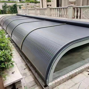 Volets modernes en alliage d'aluminium haute résistance au vent, cadre renforcé, protection contre les intempéries, durables pour les régions côtières, patio ouvert - Product Image 6