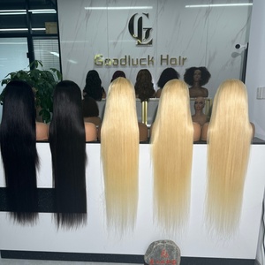 Pelucas de Cabello Humano Indio Virgen con Cutícula Alineada, Liso Extremo, 32 34 36 38 40 Pulgadas, Peluca Frontal de Encaje HD 13x6 13x4, Venta al por Mayor - Product Image 3