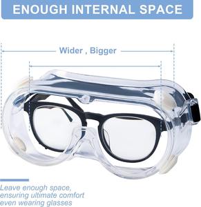 Gafas de Seguridad Antivaho con Correa Elástica Ajustable y Protectores Laterales, Gafas de Alta Calidad, Suaves, Ligeras y Económicas - Product Image 6