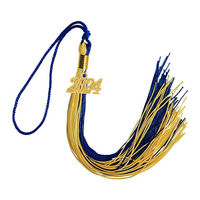 2025 gland de graduation multicolore avec glands de graduation académique de charme d'année