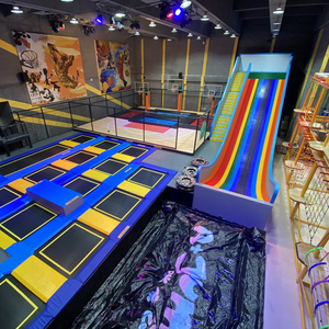 Chất Lượng Cao Hình Chữ Nhật <span class=keywords><strong>Trampoline</strong></span> Nhảy Miễn Phí Lớn Trong Nhà Công Viên Giải Trí <span class=keywords><strong>Trampoline</strong></span> - Product Image 5