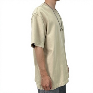 T-shirt à manches courtes pour homme, col rond, coupe classique, couleur unie, jersey de coton, vêtements décontractés - Product Image 3