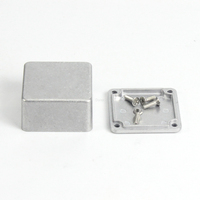 Boîtier en aluminium pour pédale d'effet de guitare simple 50,5*50,5*31MM, boîtier de pédale pour la musique de guitare