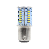 Ampoules LED de freinage BAY15D à clignotement dynamique, effet éclair, universelles pour moto/voiture, nouvelle version XTX 72W 12V