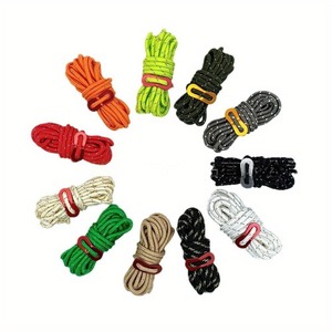 Tensor de Cuerda para Lona de Camping Zj-Pj004, Hilo Reflectante de Poliéster de Alta Resistencia, Accesorio para Tiendas de Campaña al Aire Libre - Product Image 2