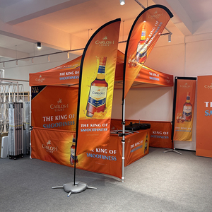 Hoàn toàn tùy chỉnh triển lãm thương mại hiển thị Tán lều tùy chọn bảng vải lông cờ quảng cáo ngoài trời sự kiện gazebo lều - Product Image 2