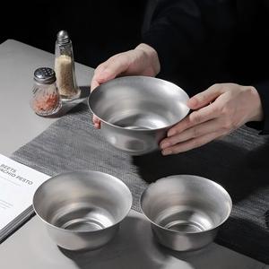 Tazón de Acero Inoxidable para Ensalada Coreana con Boca Inclinada, para Uso Comercial y Doméstico, Restaurantes, Cantinas, Hot Pot, Autoservicio, Condimentos - Product Image 3