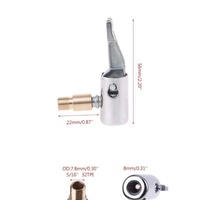 Buse de gonflage d'air de mandrins de pneus compatible avec les gonfleurs de pneus et la jauge de pneus pour les véhicules de moto de vélo de voiture