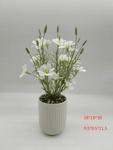 Macetas decorativas para <span class=keywords><strong>interiores</strong></span> de cerámica esmaltada moderna nórdica de fabricante directo, maceta elegante para flores <span class=keywords><strong>artificiales</strong></span> - Product Image 6