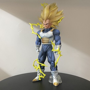 Figurine Anime GK <span class=keywords><strong>Super</strong></span> <span class=keywords><strong>Saiyan</strong></span> 3 Vegeta de 30 cm avec bras interchangeables et effet de foudre, modèle de collection, jouet, cadeau - Product Image 5