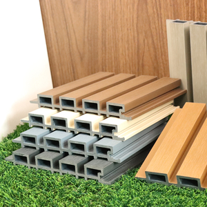 Ignifugo Eco Anti-rot 3C <span class=keywords><strong>Design</strong></span> esterno acustico Pvc pannello di parete rivestimento Wpc parete plance di rivestimento per la casa parete esterna - Product Image 4
