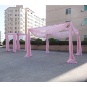 Aluminum backdrop <b>stand</b> portable <b>pipe</b> and drape system for wedding event decor - Product Image 1