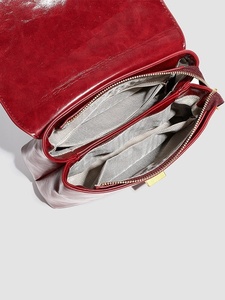 <span class=keywords><strong>Borsa</strong></span> <span class=keywords><strong>Postino</strong></span> da Donna di Alta Gamma, Versatile, a Mano, Piccola Quadrata, a Tracolla, Autunno Inverno, Stile Retrò, Chiusura con Lucchetto Raffinato - Product Image 4