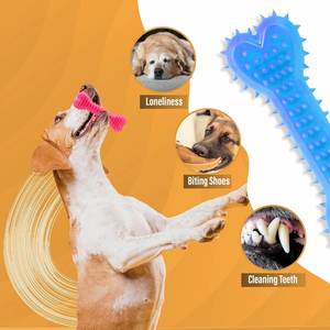 Juguete Masticable para Limpiar los Dientes de Perro, en Forma de Hueso, Resistente a Mordidas, Ecológico, de Goma, para Perros - Product Image 3
