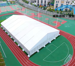 18.5x35m 18.5x40m polygone blanc tente de mariage personnalisé <span class=keywords><strong>barnum</strong></span> événements décor équipement salle mobile tentes de sport de plein air bache mariage - Product Image 4