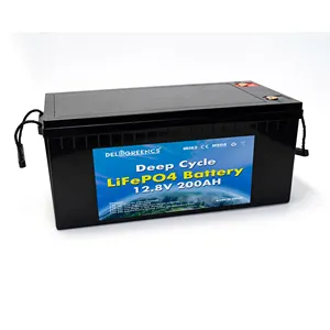 デリグリーン新着32700セル4S34P、200A BMS 12.8V 200ah Lifepo4リチウム電池パック