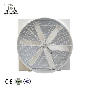 Ventilador de Fibra de Vidrio KUNZHENG KZ-1260 380V, Tipo de Extracción para Montaje en Pared, Carcasa Plateada de Acero Inoxidable con Rodamiento de <span class=keywords><strong>Bolas</strong></span> - Product Image 3