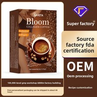 L-Carnitine Instant Coffee Dark Chocolate Flavor Luxurious Slimming Collagen Weight Loss Children Fresh Style Bag ARS