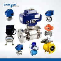 Vanne à boisseau sphérique Carter OEM RF/FF à brides, à souder bout à bout (BW) WCB CF8CF3 Exd Électrique Pneumatique Haute Pression Haute Température