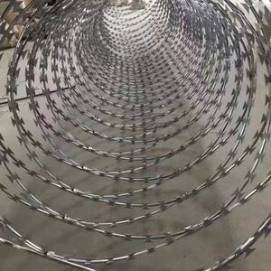 ลวดมีดโกน BTO-18ชุบสังกะสีแบบจุ่มร้อนสำหรับรั้วกั้นคุกได้รับการรับรอง ISO 1461สายไฟป้องกันการปีน - Product Image 1