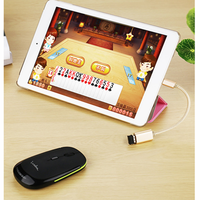 Câble adaptateur OTG mâle-femelle USB de type C vers USB 3.0 avec matériau tressé en nylon pour appareil photo et ordinateur