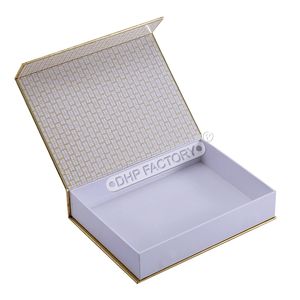 Caja de Regalo Plegable de Lujo, Hecha a Mano, con Logotipo Impreso, Tapa Magnética, Cartón Rígido Negro, Caja Magnética - Product Image 2