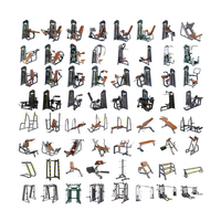Ensemble d'équipements de salle de sport commerciale, forfait complet, machines d'entraînement musculaire professionnelles et équipements sportifs pour salle de sport