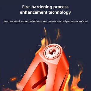 Cerradura de freno de disco personalizada especial <span class=keywords><strong>con</strong></span> <span class=keywords><strong>alarma</strong></span> <span class=keywords><strong>para</strong></span> motocicleta Scooter y bicicleta <span class=keywords><strong>Precio</strong></span> de fábrica Protección de alta calidad - Product Image 5