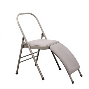 <span class=keywords><strong>Chaise</strong></span> <span class=keywords><strong>de</strong></span> Pilates pliable grise avec soutien lombaire pour le <span class=keywords><strong>yoga</strong></span> Iyengar et l'entraînement à l'équilibre - Product Image 6