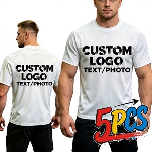 Wholesale Cheap Price Fashionable Plus Size Men's O Neck Casual Breathable Eco-Friendly Printed Jersey 100% Cotton Short Sleeve - Product Image 3