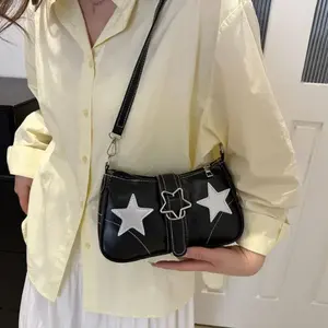 Bolso de Hombro Estilo Y2K para Mujer, Bolso de Cuero PU, Bolso de Mano Moderno para Mujer - Product Image 1