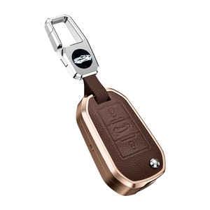 Étui de protection pour clé de voiture en alliage d'aluminium pour Peugeot DS Citroën Versailles C5X Sega FT <span class=keywords><strong>Porte</strong></span>-clés <span class=keywords><strong>Porte</strong></span>-clés Sac Accessoires - Product Image 4