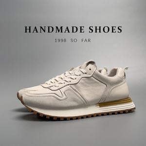 Zapatos para Caminar con Parte Superior de Gamuza Premium y Forro de Malla, Estilo Casual Vintage para la Vida Urbana Masculina - Product Image 4