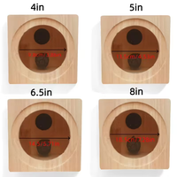 Boîte à haut-parleur en bois vide, boîte à haut-parleur en bois vide de 10 pouces, boîte de rangement en bois vide