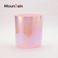 Ensemble de bols chantants en cristal, instruments de guérison sonore, produits en verre de quartz, méditation, yoga, fabricant OEM, usine d'alchimie