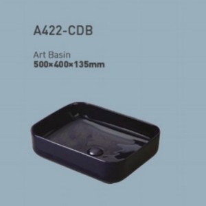 Lavabo de Cerámica Redondo A336 CDBW Art Basin 310x310x155mm para Baño - Product Image 4