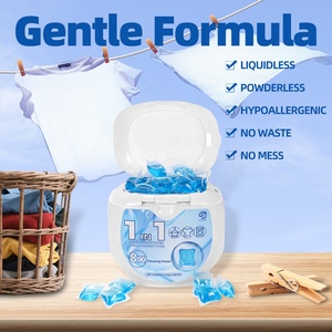 เจลซักผ้าแบบแคปซูล กลิ่นซากุระ ย่อยสลายได้ เป็นมิตรต่อสิ่งแวดล้อม ลดราคาพิเศษ ขายส่ง ทำความสะอาดล้ำลึก ขจัดคราบ 1in1 - Product Image 2