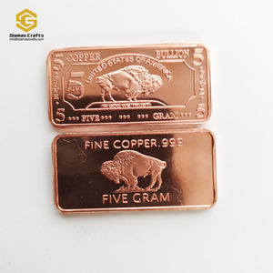 5 грамм 999 тонких медных слитков буйвола - Product Image 2