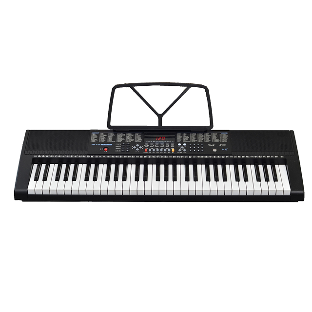 OEM Supported Portable 61-Keys Electric Piano with USB MP3 Teaching Sustain MIDI Player Digital Style Electronic Organ Keyboard