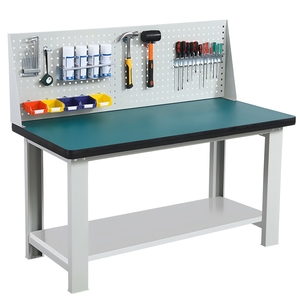 Koning Globale Anti-Statische Inspectietafel Verdikte Stalen Werkbank Voor Werkplaats Assemblagelijn Licht Metalen Desktop - Product Image 1