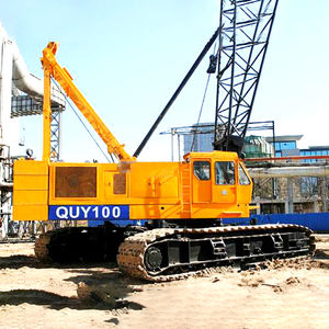 Grúa sobre Orugas QUY100 de 100 Toneladas a Precio de Fábrica, Maquinaria de Elevación con Componentes Principales: Motor, Caja de Cambios y Rodamientos - Product Image 1