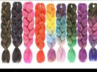 Extensions de Cheveux Tressés Jumbo Kinky Lisses de 24 Pouces en Fibre Synthétique Haute Température – Vente en Gros Fabricants Expression
