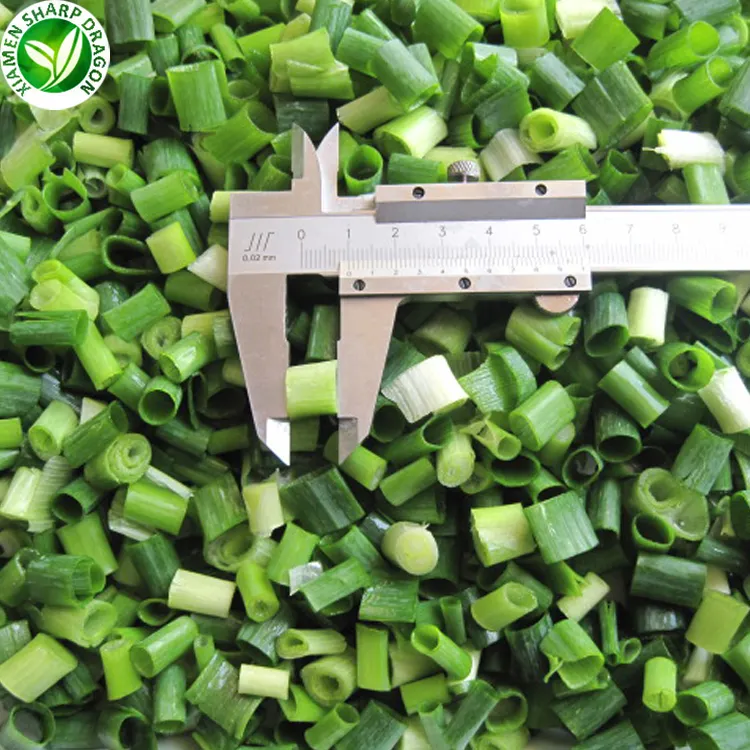 IQF Green Vegetables Pieces Onion from China Frozen Spring Peeled a Grade EDIBLE SD Bulk Packaging Fried Onion in 400 Gm 10 Kg