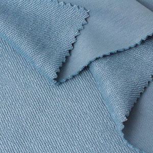 كنزة رياضية قطنية للخريف والشتاء 32S مع مقياس للأسماك تيري سادة مصبوغ محبوك ملابس خارجية غير رسمية للرجال - Product Image 2