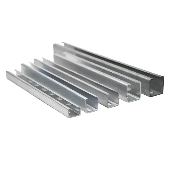 Galvanized Slotted Perforated C Shaped Steel Profile Strut Channel U Channel