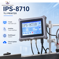 Codeur à jet d'encre industriel à écran tactile Android IPS-8710 pour l'impression automatisée de cartons, de sachets et d'étiquettes