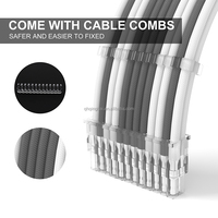 Câble d'extension en cuivre 18AWG ATX 24Pin 8Pin pour boîtier d'ordinateur Accessoires informatiques
