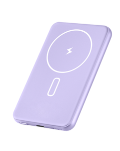 Banco de Energía Portátil Inalámbrico Magnético de Polímero de Litio de 5000 mAh, Cargador Rápido de 20 W con Salida Tipo-C PD, Ultra Delgado, Certificado RoHS, Logotipo Personalizado - Product Image 1